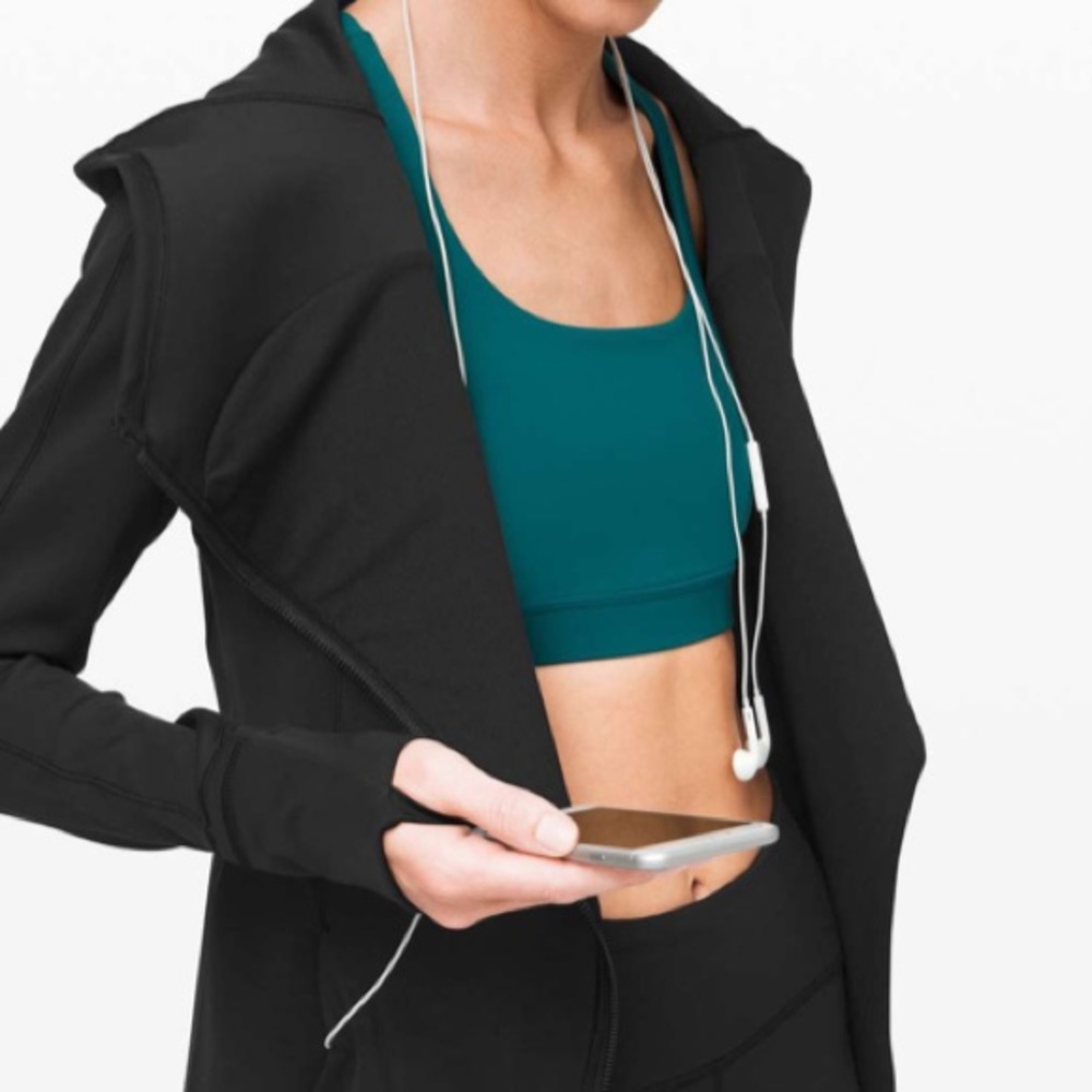 Lululemon Every Journey Hoodie Zipper Black size 6 - Picture 13 of 13